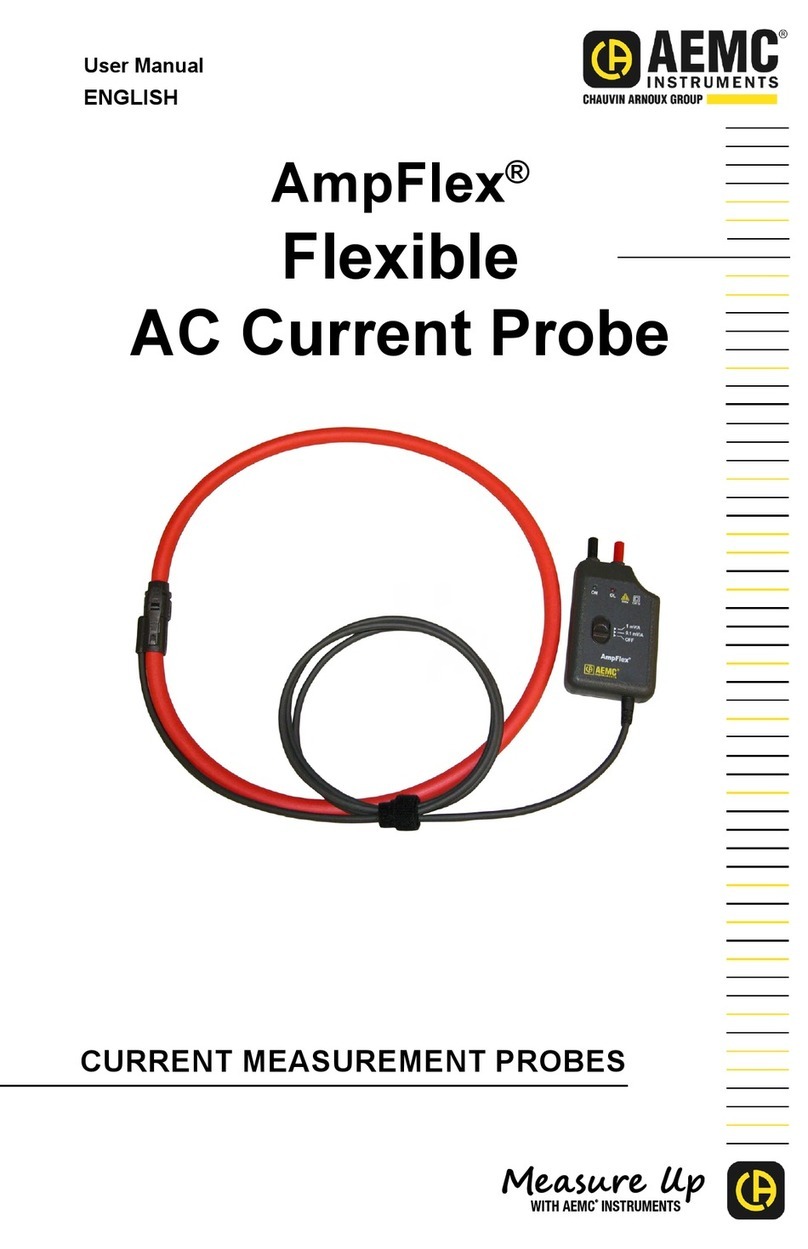 AEMC instruments AmpFlex User manual AEMC instruments AmpFlex User manual