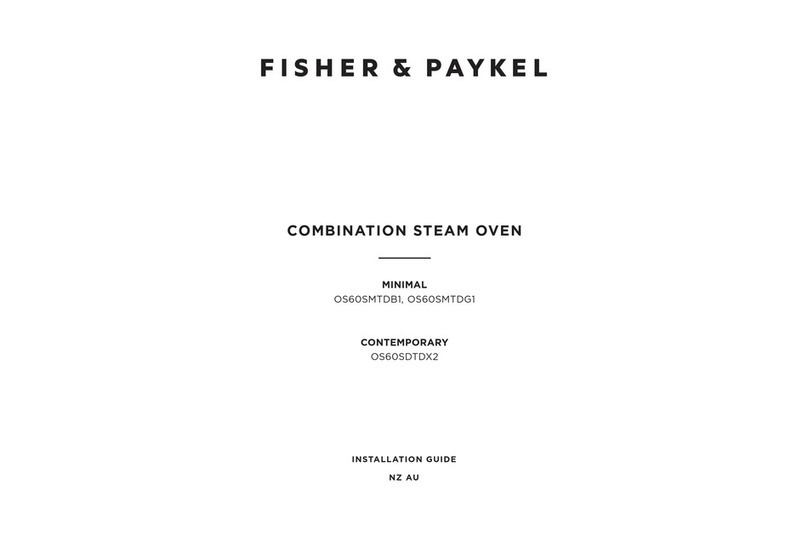 Fisher & Paykel OS60SMTDB1 installation guide Fisher & Paykel OS60SMTDB1 installation guide