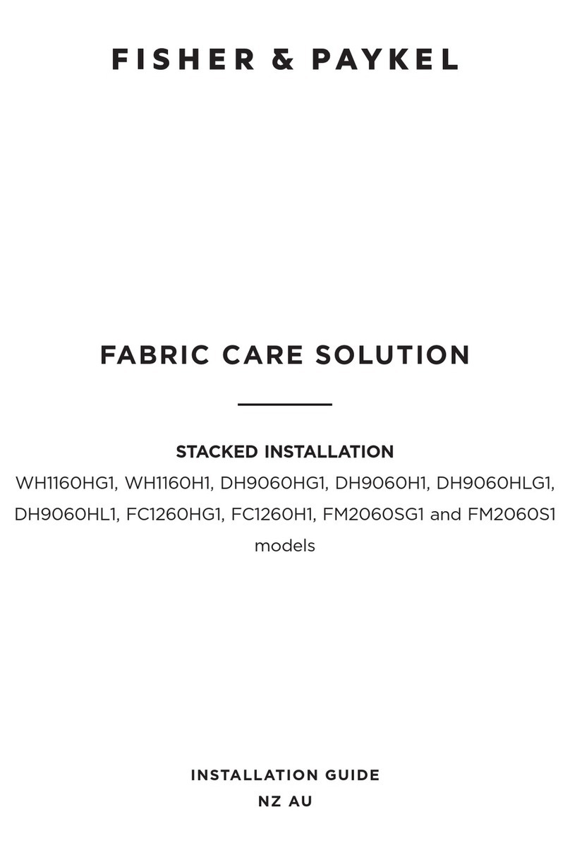 Fisher & Paykel WH1160HG1 User manual