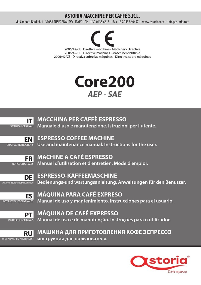 Astoria Core200 Use and maintenance manual