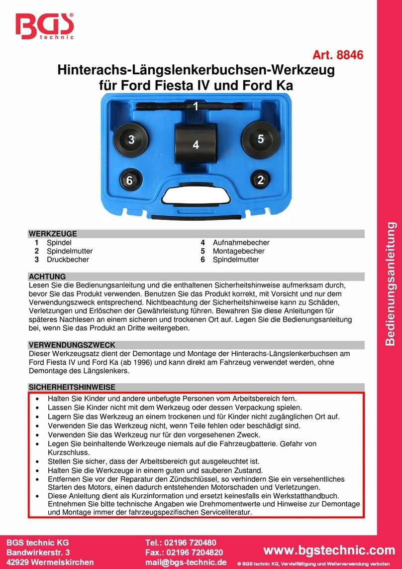 BGS technic 8846 User manual