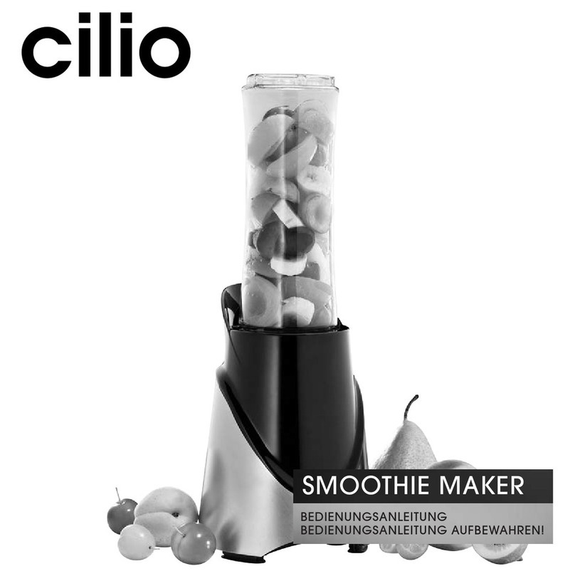 Cilio 491395 operating instructions