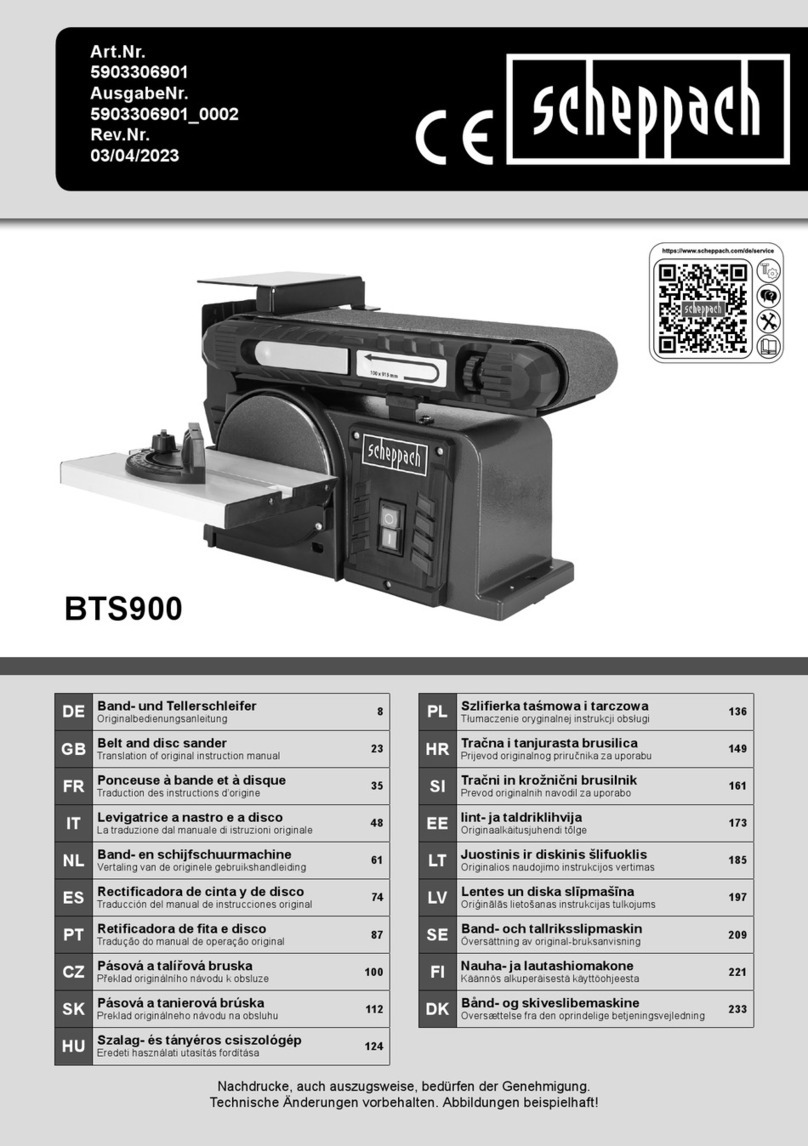 Scheppach BTS900 Original instruction manual