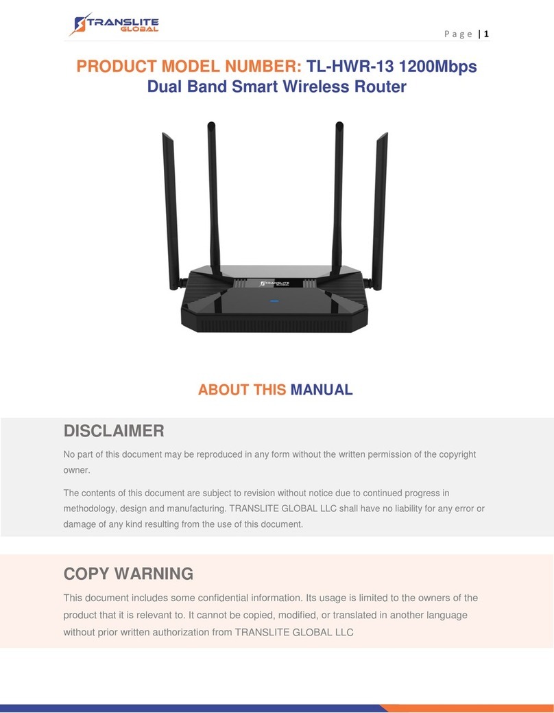 TransLite TL-HWR-13 manual
