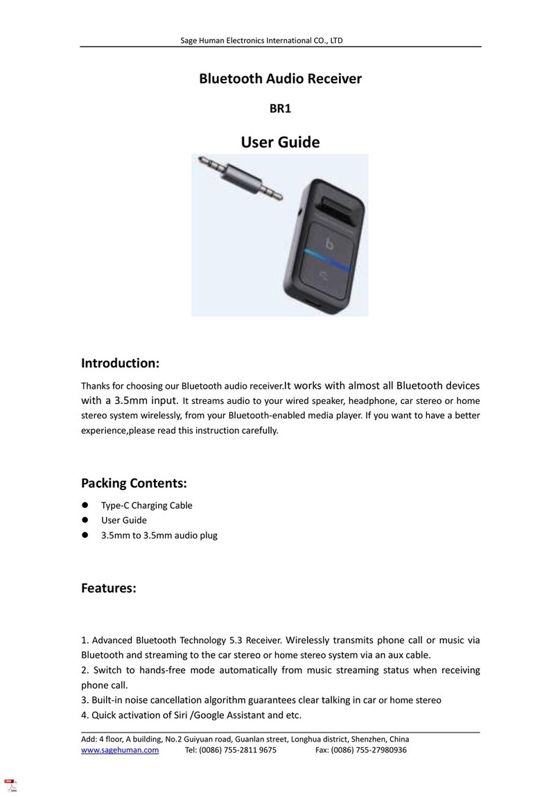 Sage BR1 user guide