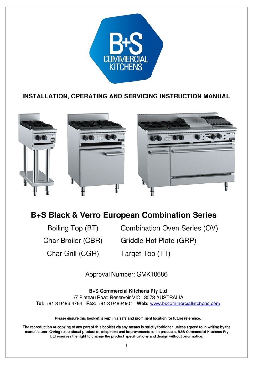 B+S GMK10686 Installation, operating and servicing instruction manual B+S GMK10686 Installation, operating and servicing instruction manual