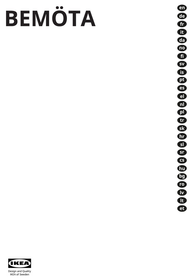 IKEA BEMOTA User manual