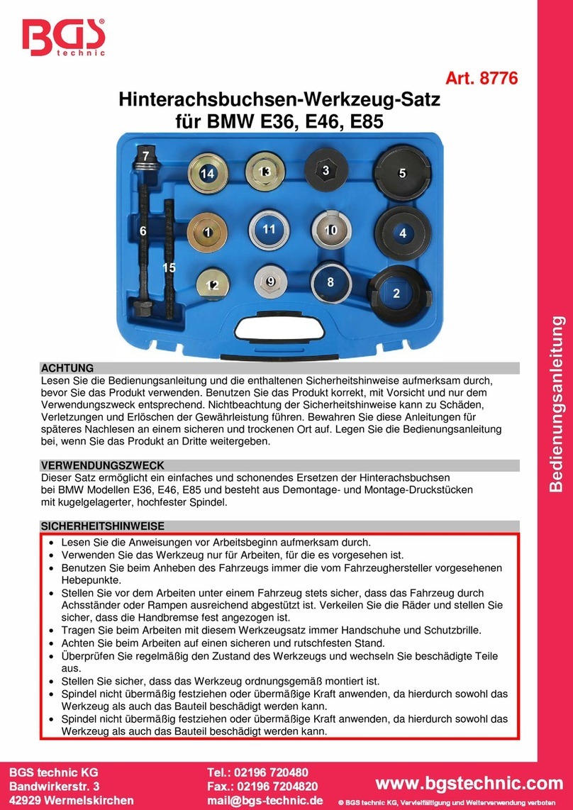 BGS technic 8776 User manual
