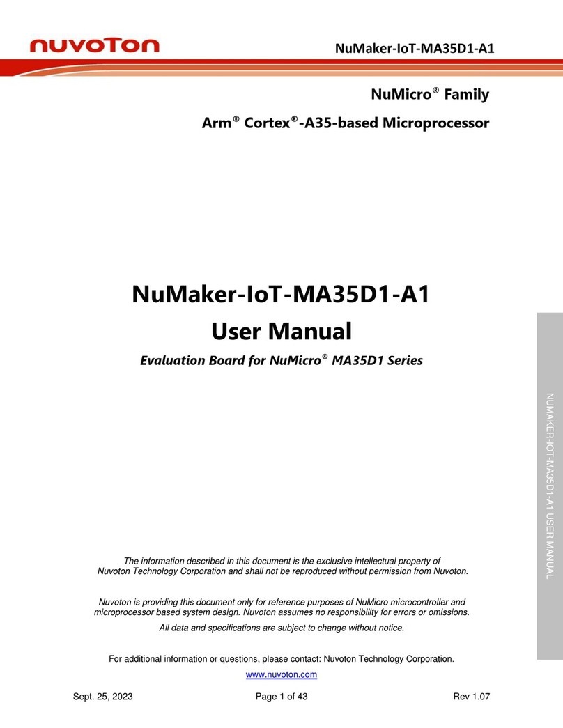 Nuvoton NuMicro NuMaker-IoT-MA35D1-A1 user manual