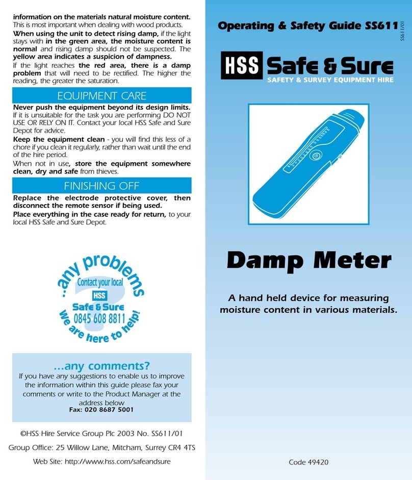 HSS Hire 49420 Operating & safety guide HSS Hire 49420 Operating & safety guide