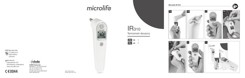 Microlife IR310 instruction manual