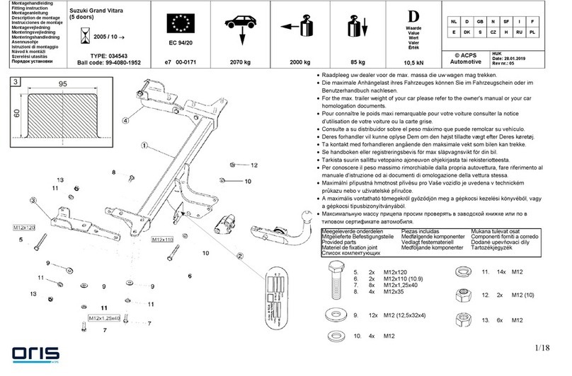 Oris 034543 Install guide
