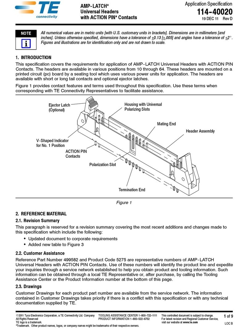 TE Connectivity AMP-LATCH User guide TE Connectivity AMP-LATCH User guide