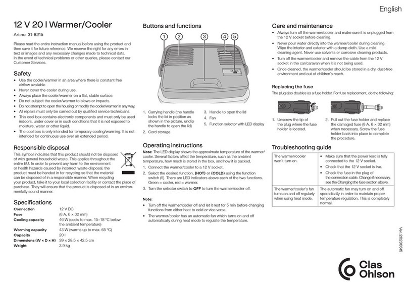 Clas Ohlson 31-8215 manual