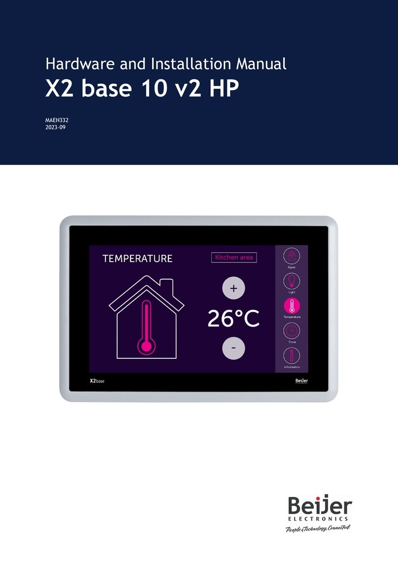 Beijer Electronics X2 base 10 v2 HP User manual