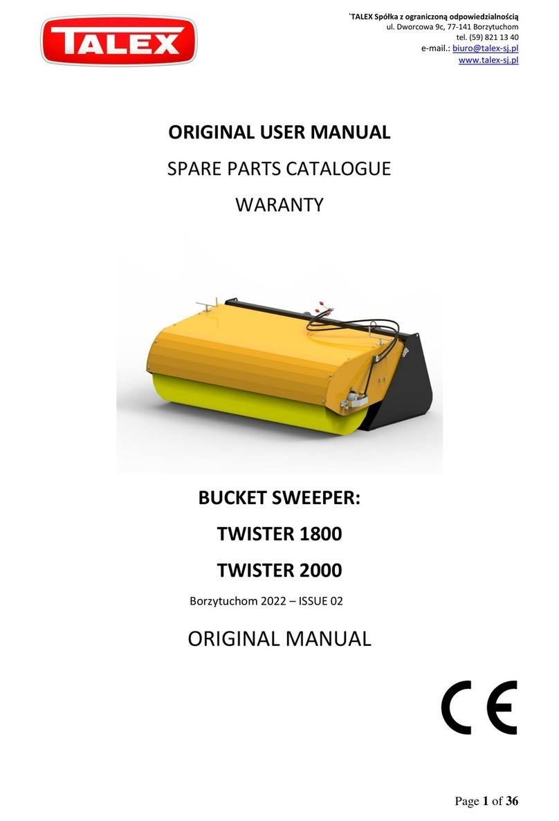 Talex TWISTER 1800 Original user manual