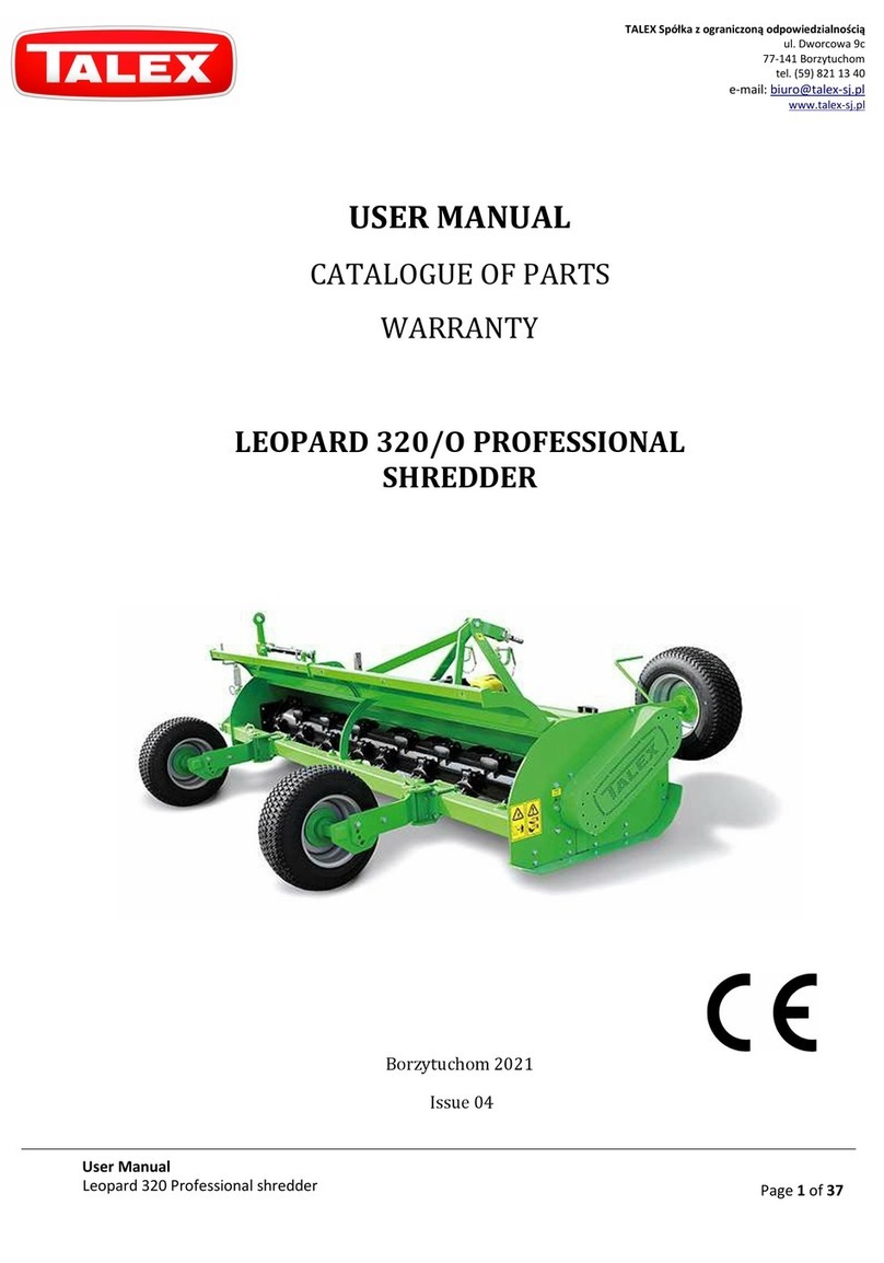 Talex LEOPARD 320 PROFESSIONAL user manual