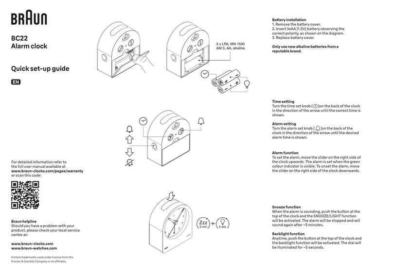 Braun BC22 User manual Braun BC22 User manual