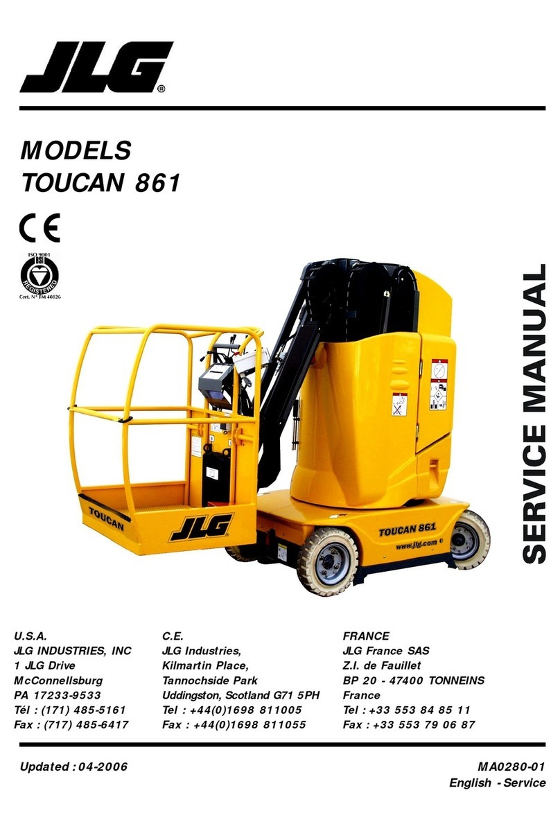JLG TOUCAN 861 User manual