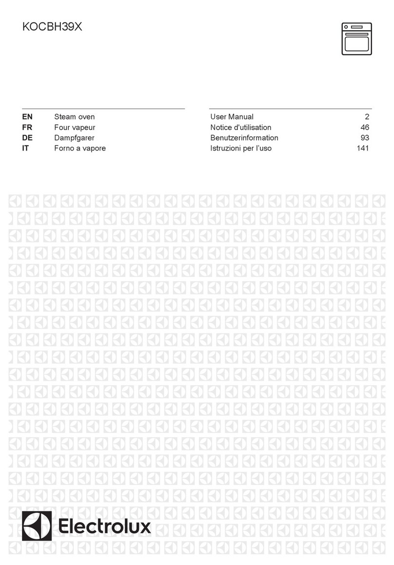 Electrolux KOCBH39X user manual