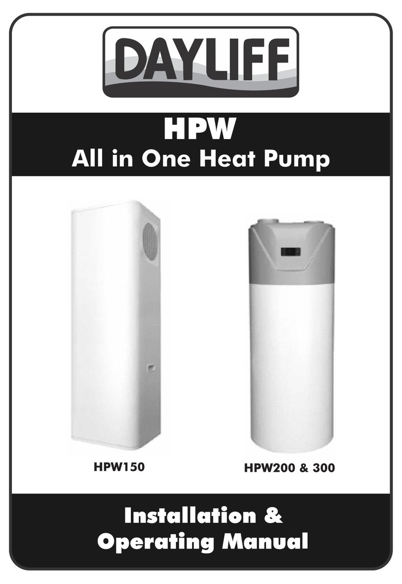 DAYLIFF HPW150 Installation instructions