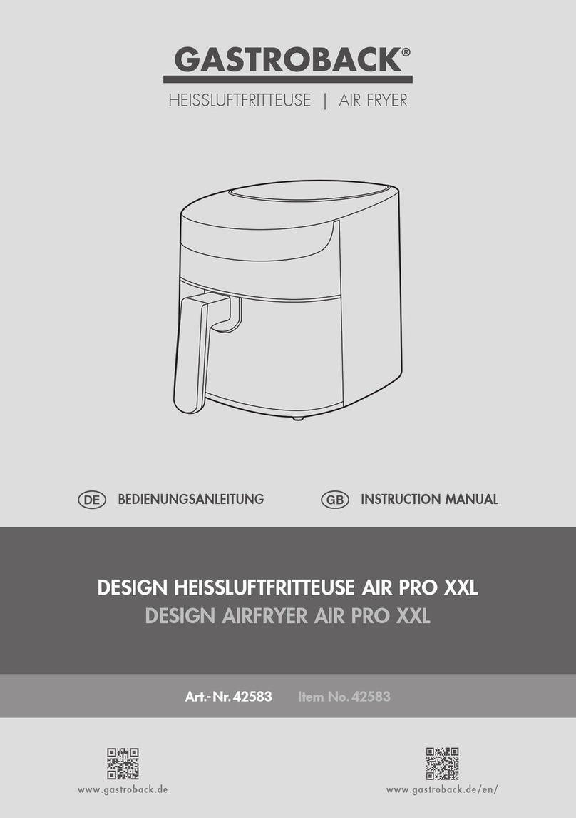 Gastroback AIR PRO XXL instruction manual