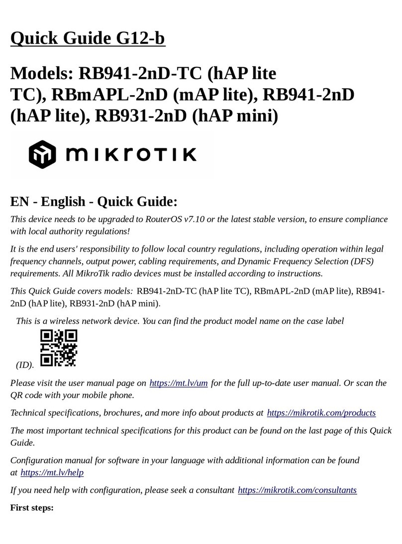 MikroTik RB941-2nD-TC quick guide