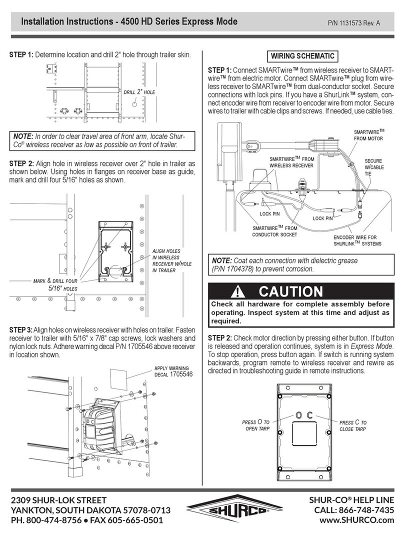 Shurco 4500 HD Series installation instructions