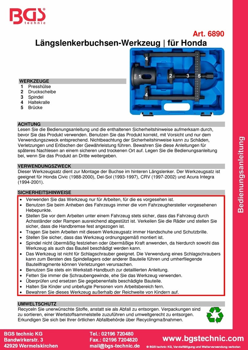 BGS technic 6890 instruction manual