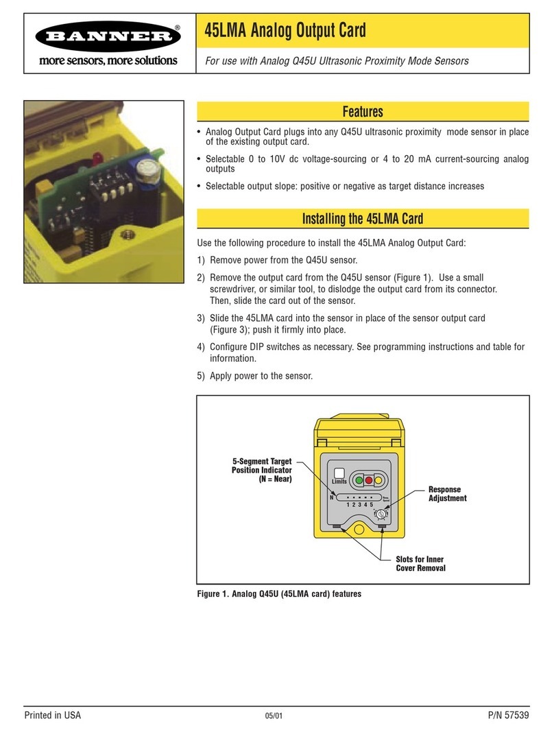 Banner 45LMA manual