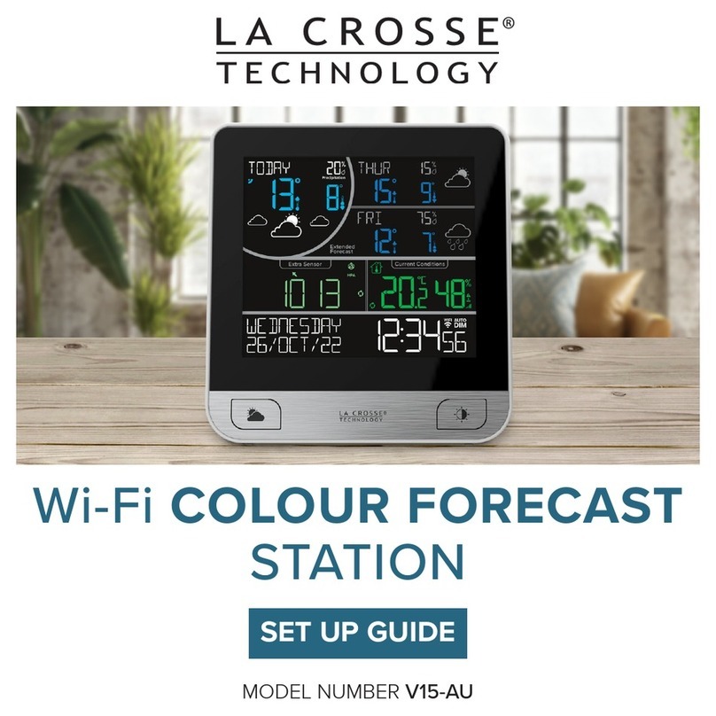 La Crosse Technology V15-AU Setup guide