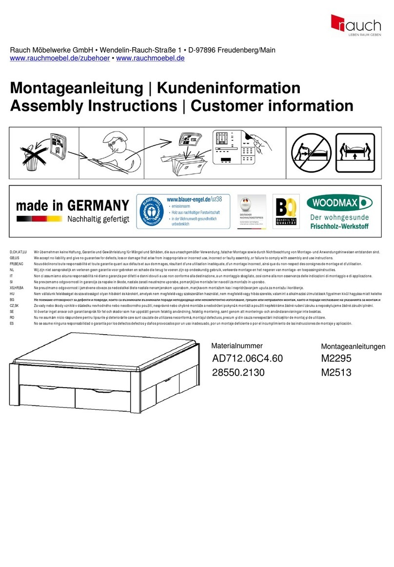 Rauch M2513 Assembly instructions