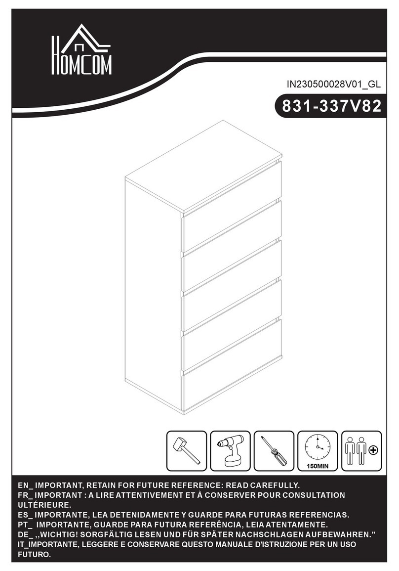 HOMCOM 831-337V82 manual