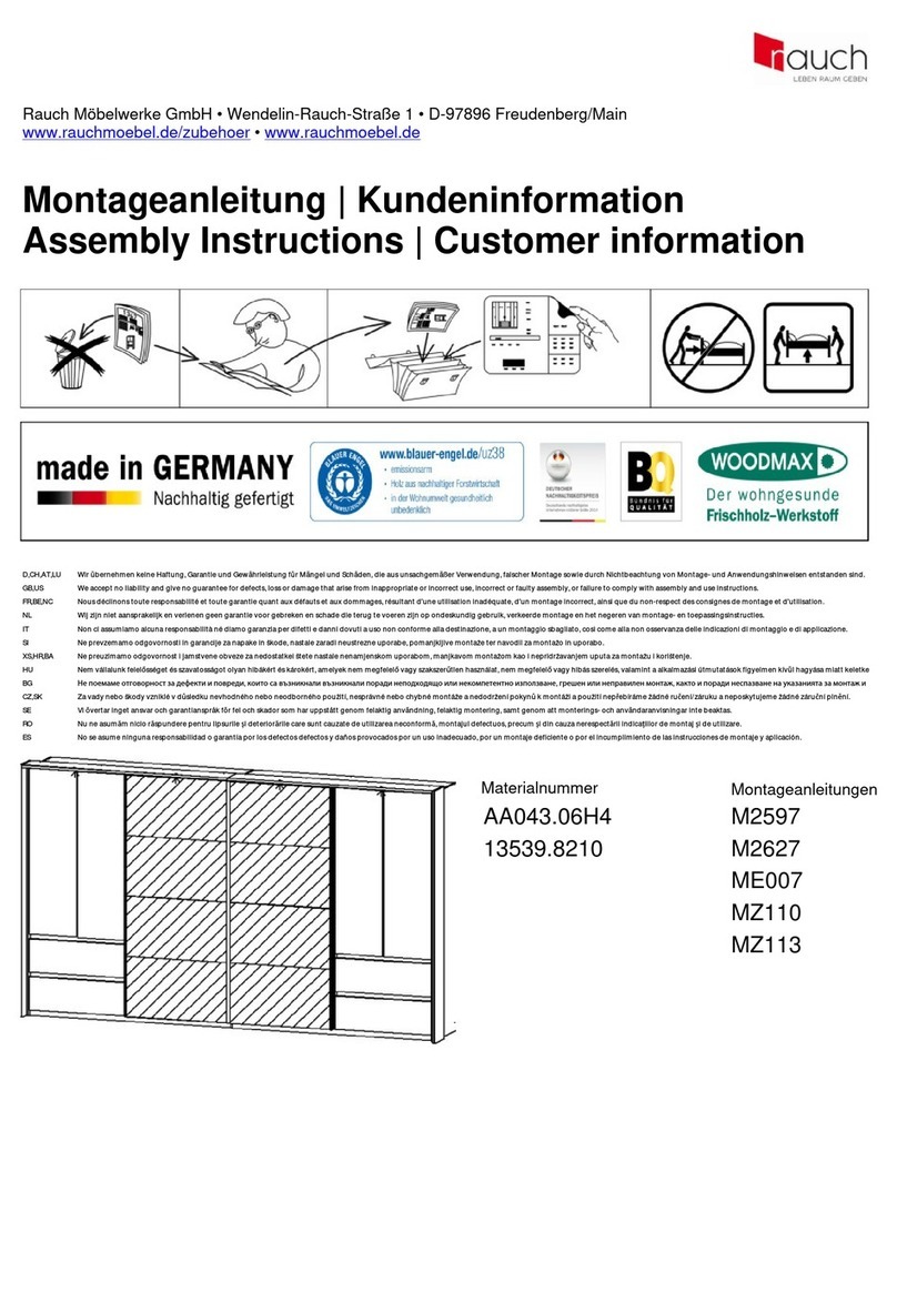 Rauch M2597 Assembly instructions