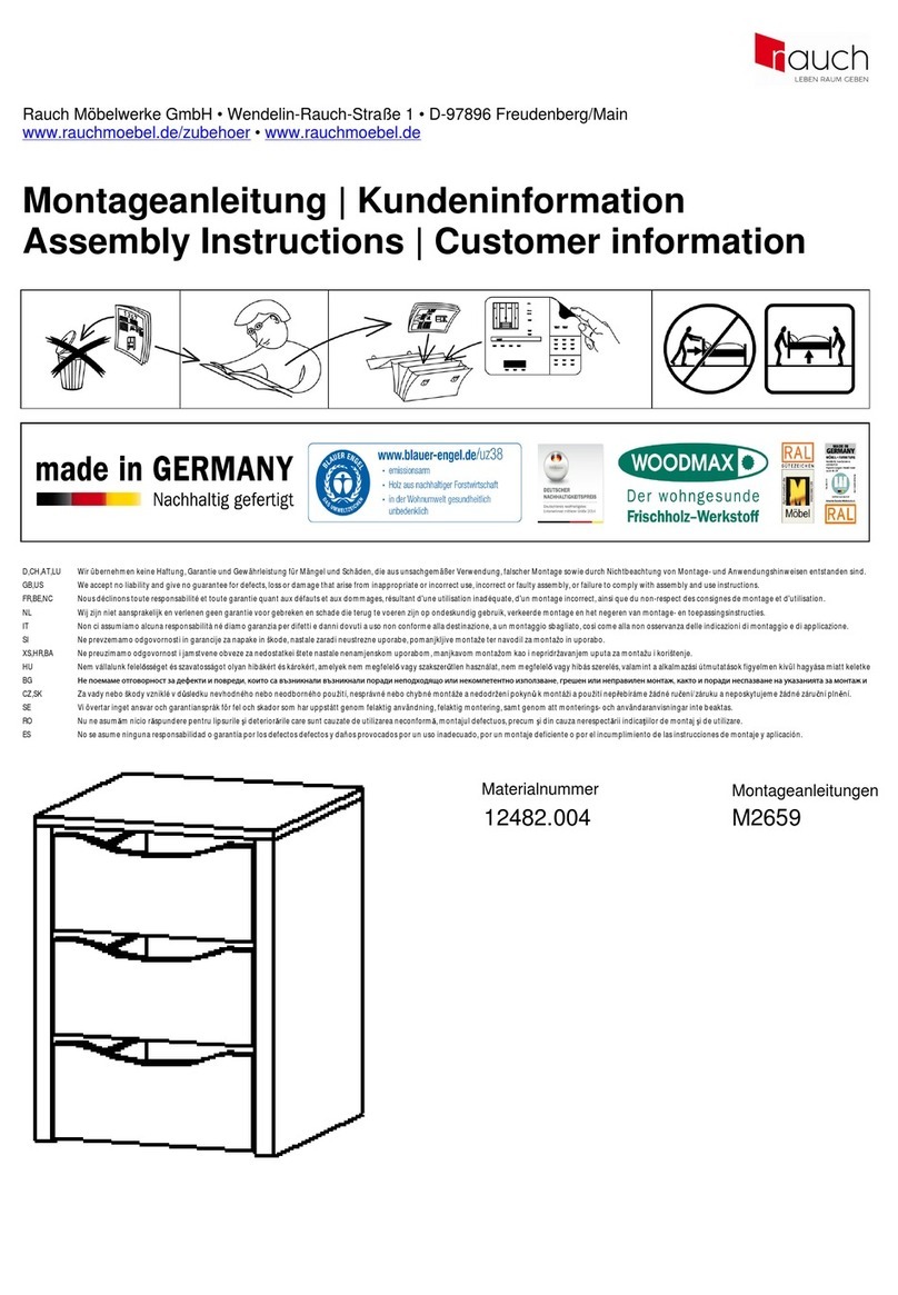 Rauch M2659 Assembly instructions