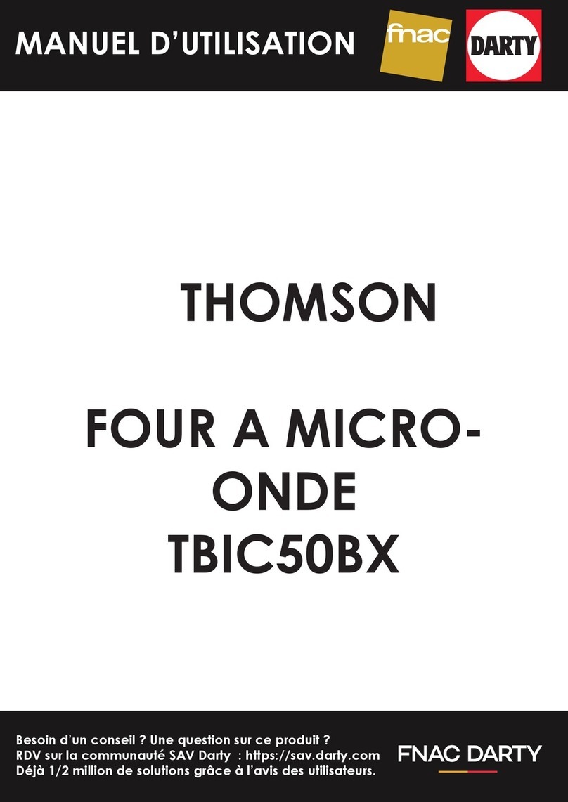 THOMSON TBIC50BX operating instructions THOMSON TBIC50BX operating instructions