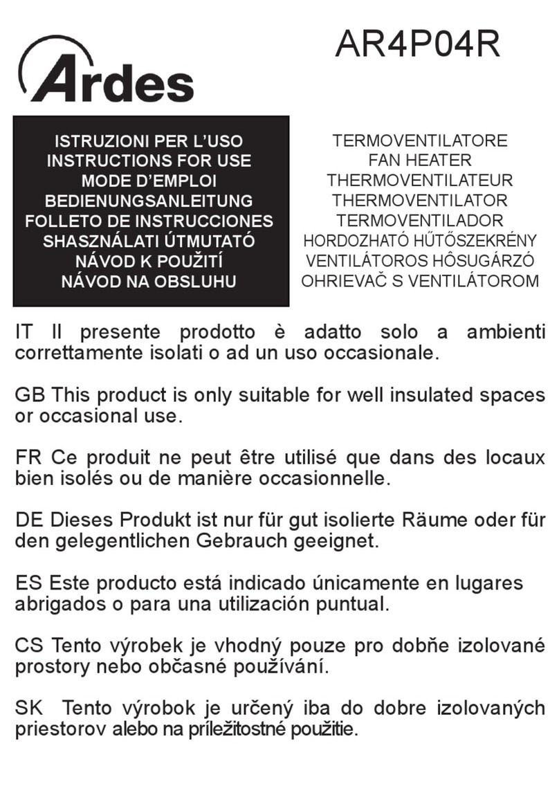 ARDES AR4P04R Instructions for use