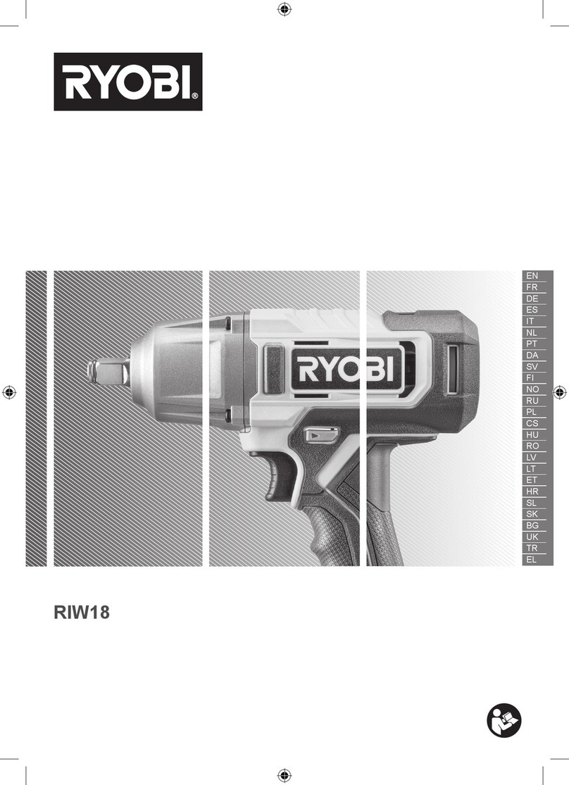 Ryobi RIW18-0 User manual