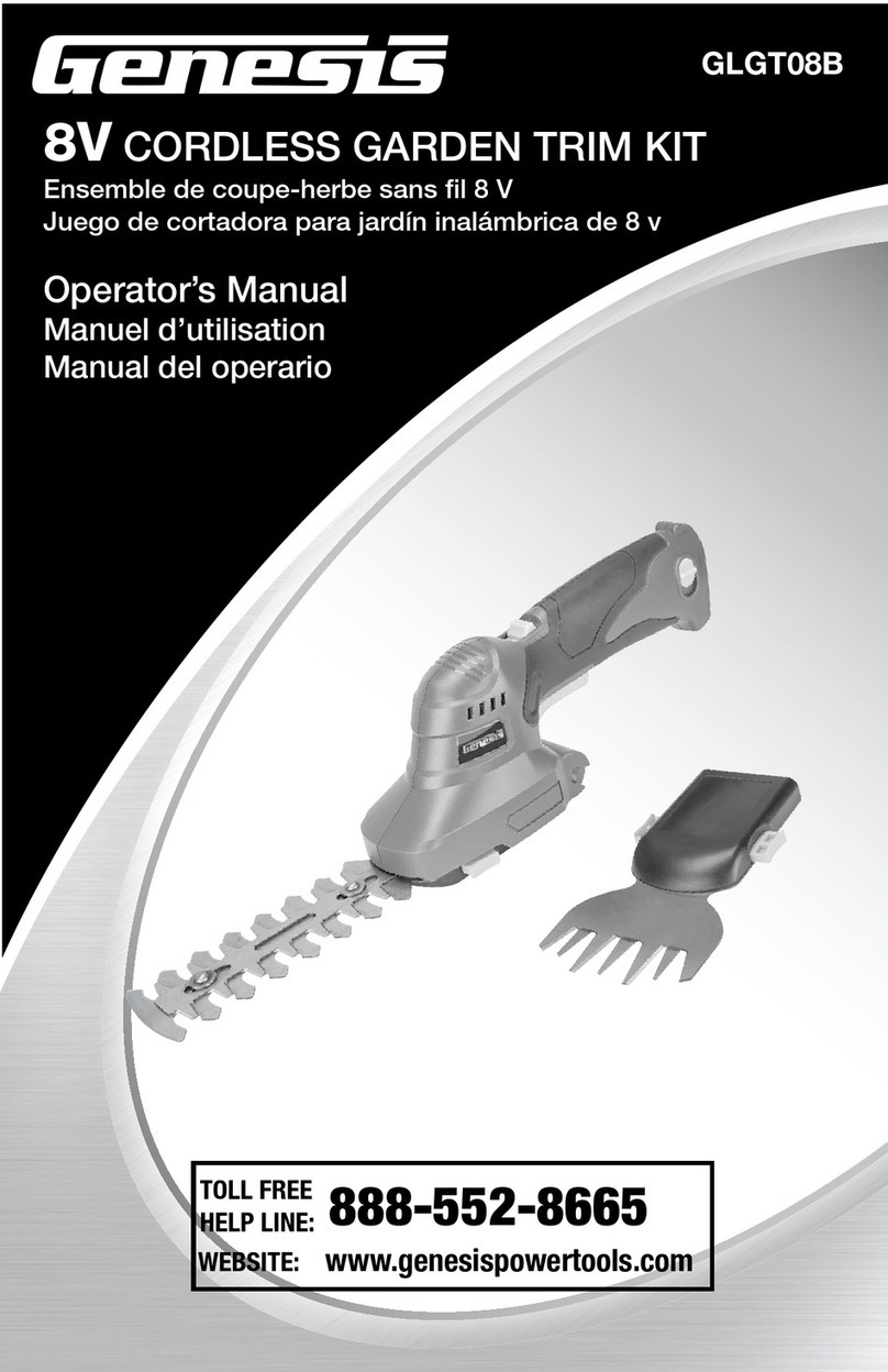Genesis GLGT08B Operator's manual