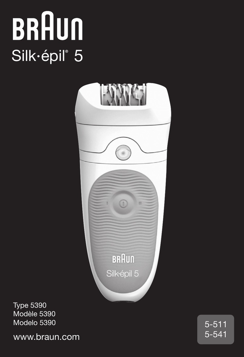 Braun Silk-epil 5 5390 User manual
