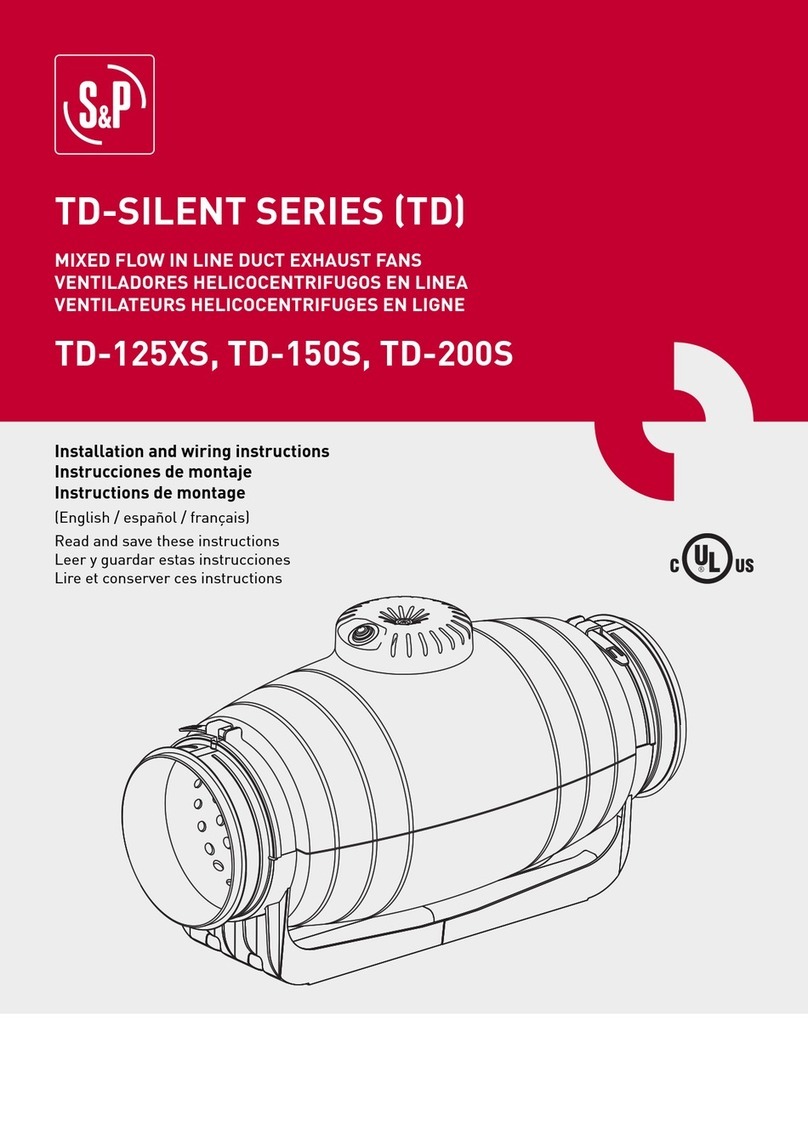 S&P TD-125XS Assembly instructions
