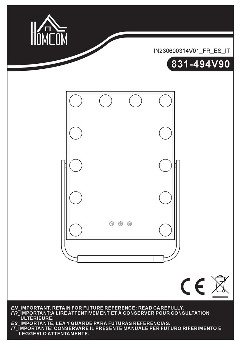 HOMCOM 831-494V90 User manual HOMCOM 831-494V90 User manual