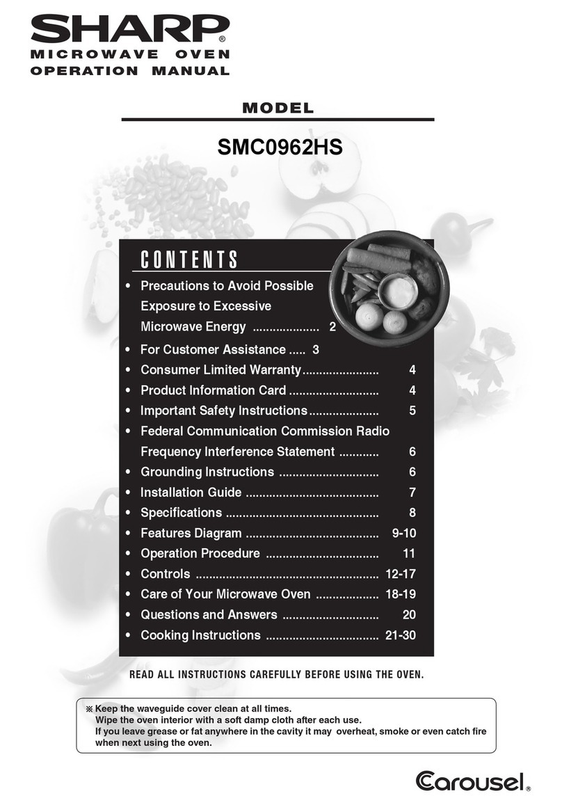 Sharp SMC0962HS User manual