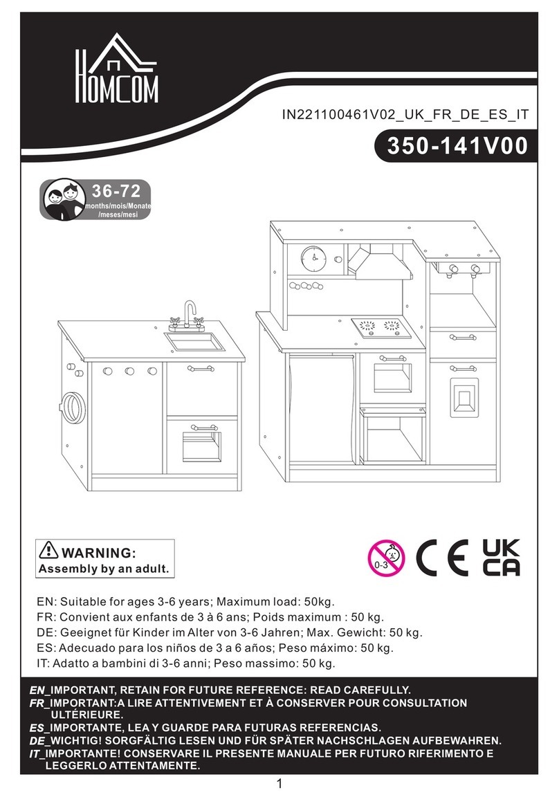 HOMCOM 350-141V00 User manual