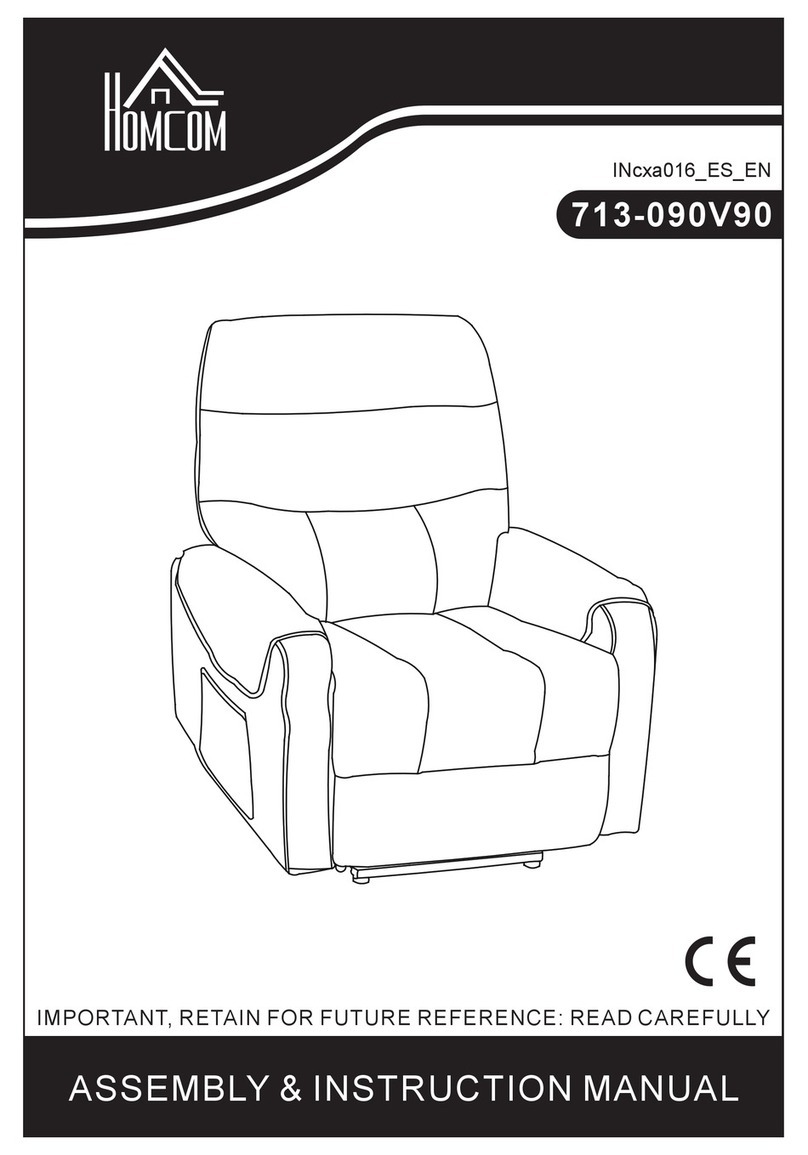 HOMCOM 713-090V90 Installation guide
