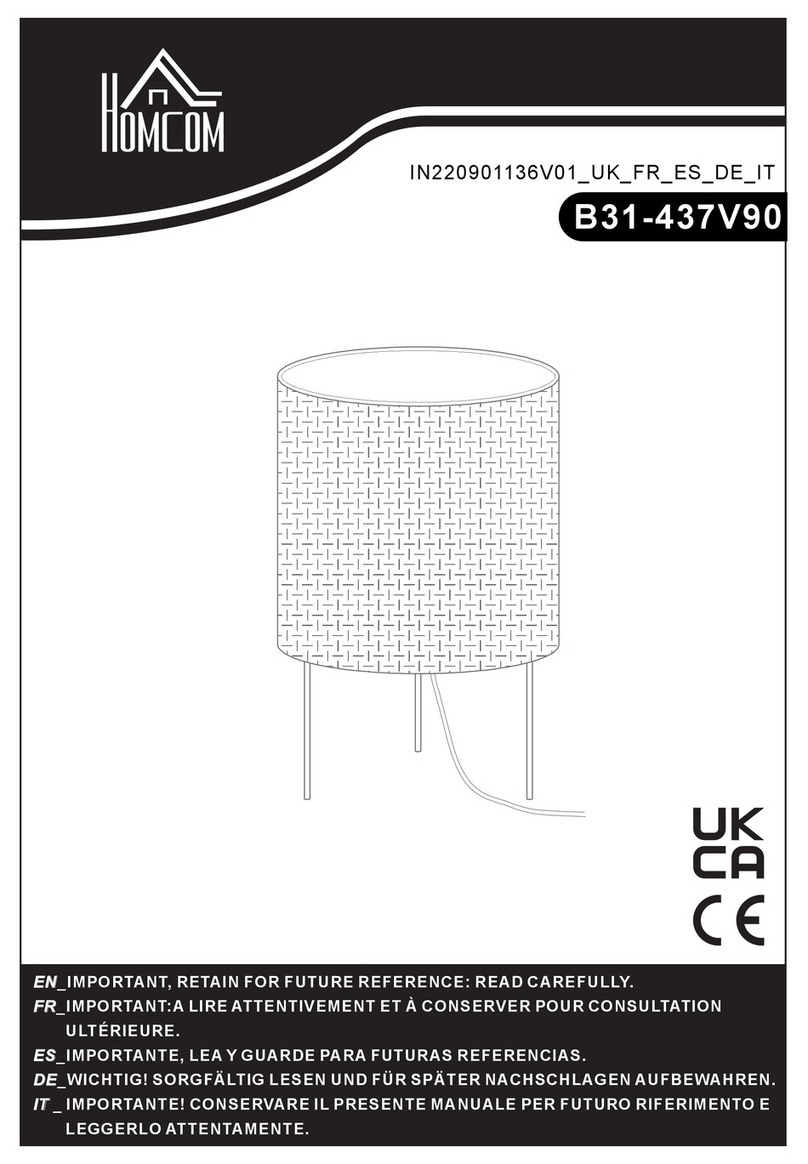 HOMCOM B31-437V90 manual