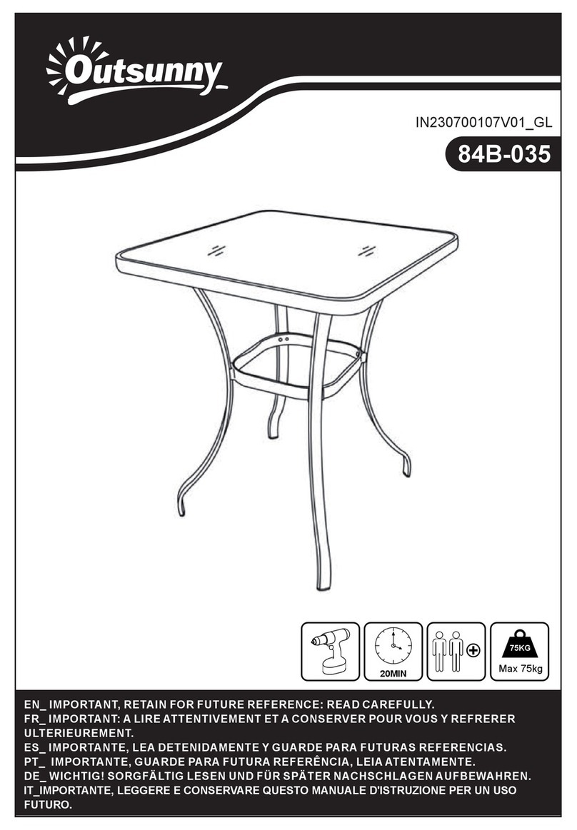 Outsunny 84B-035 manual