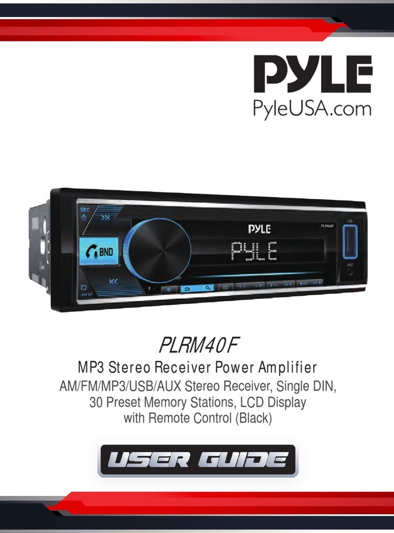 Pyle PLRM40F User manual