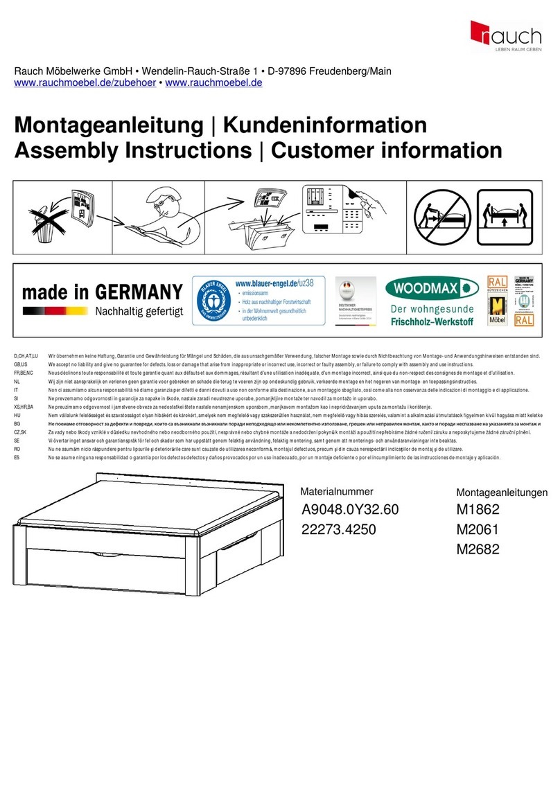 Rauch M2061 Assembly instructions