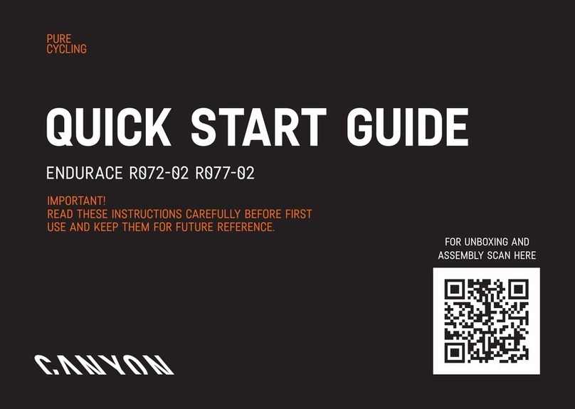 Canyon ENDURACE R072-02 User manual